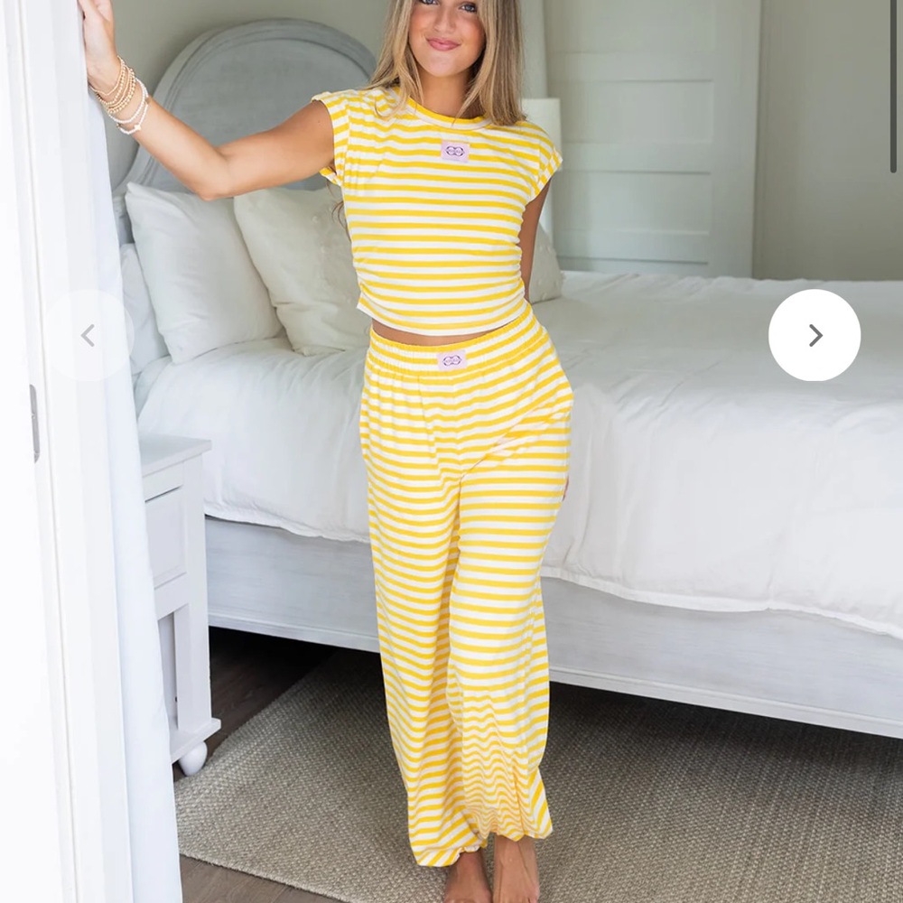 Cocolillys original baby tee, jogger striped set - Picture 2 of 7